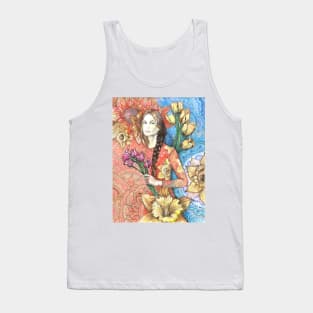 Tulips and Daffodils Tank Top